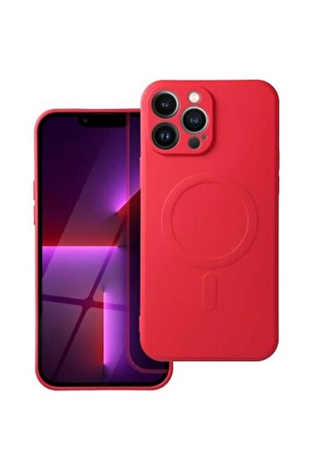 OEM Protective MagSafe Case for Apple iPhone 13 Pro Max, Ultra Silicone Mag, Red