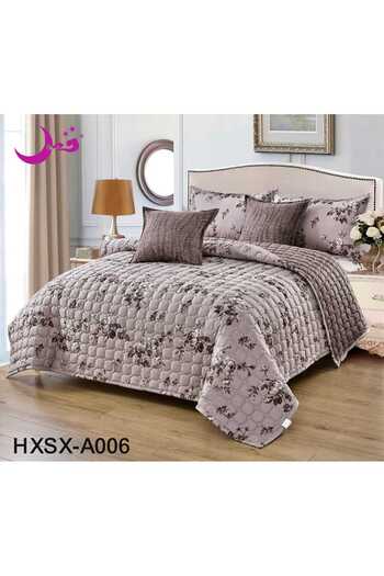 Moon Summer double bedspread, printed, 6-piece set, quilt size 230 x 250 cm