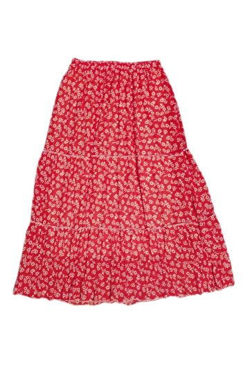 NiLi Colorful Patterned Chifon Women's Skirt