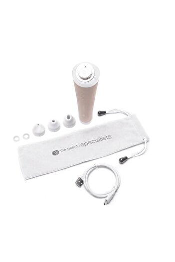 Rio Microdermabrasion Device with Built-In Camera DRMC, 3 Accessories, USB (White/Pink)