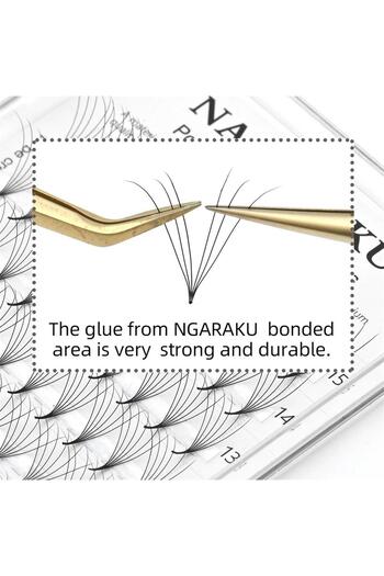 NAGARAKU 9d Volüme Ipek Kirpik 0.7 Kalınlık D Kıvrım 8-15 Mm Boy Aralığı Mix Kutu