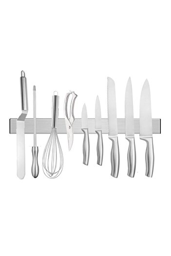 Generic PartsExtra (41cm ) - Magnetic Knife Holder, 41cm Stainless Steel Magnetic Knife Strip/Storage Bar/K