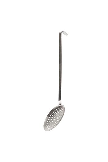 Generic Raj Professional Skimmer Spoon, Silver, 42.5 cm, RPS002, Fryer Food , Pasta Skimmer , Spaghetti Ski