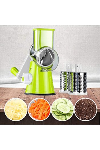 Generic Relaxbx Manual Vegetable Tabletop Drum Round Onion Potato Carrot Grater Kitchen Gadgets