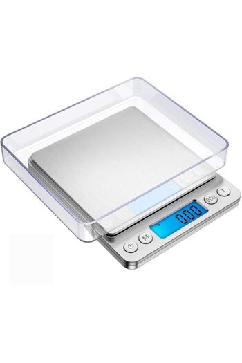 Generic eWINNER 2000g/0.1g Digital Kitchen Scale Mini Pocket Stainless Steel Precision Jewelry Electronic B