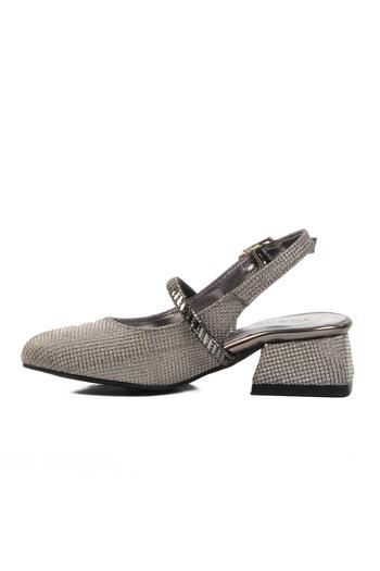 WALKWAY 4091 P Platinum Children's Evening Dress Shoes Momy
