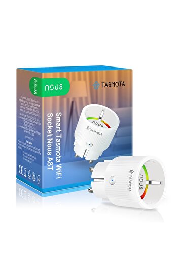 Nous Set 4 prize Inteligente WiFi A8T, 10A - Tasmota, ESP32
