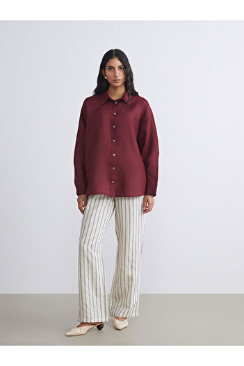 LC Waikiki Modal Blended Women's Trousers with Elastic Waist
