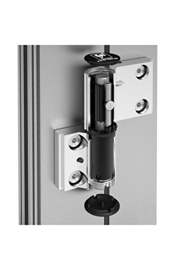 Medos 3D double applied hinge, Jocker, aluminum joinery, anthracite gray RAL7016
