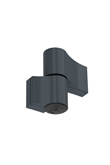 Medos 3D double applied hinge, Jocker, aluminum joinery, anthracite gray RAL7016