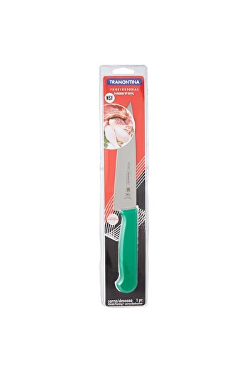 Generic Tramontina Professional 6 Inches Meat Knife with Stainless Steel Blade and Green Polypropylene Hand
