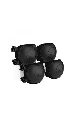 SCOOT AND RIDE Scoot and Ride Protection Set, Knee and Elbow Pads, Size XXS, Black Ash