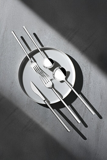 Nehir Sofia Simple 12 Person 84 Piece Boxed Cutlery Set