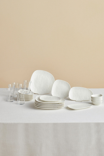 Karaca Cliff 26 Piece Porcelain Breakfast Service Set for 6 People