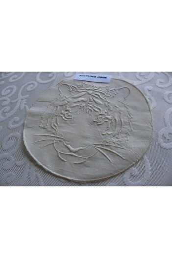 SHERLOCK HOME Cotton Scallop Raw Collar