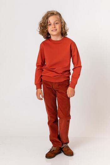 incity Boy's Cinnamon Velvet Pants