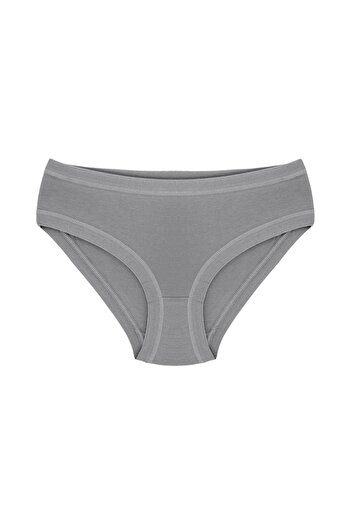 HNX Chiloți de damă de culoare uni țesuți gri