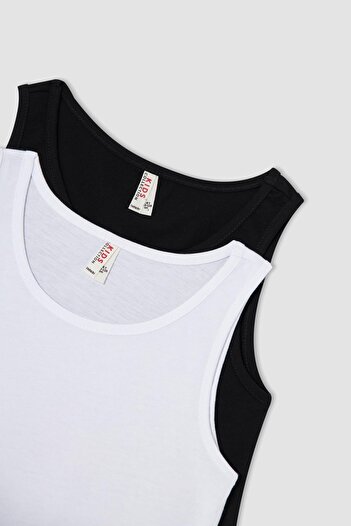 DeFacto Girl's Basic Sleeveless 2-Piece Tank Top