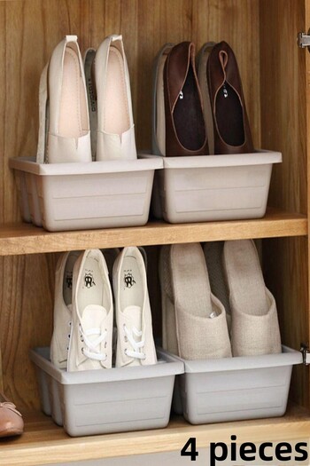 Bayev 4 Pieces of Roman 3-Compartment Shoes Slippers - Vertical Box and Ramp