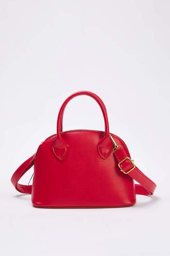 TRENDYOL SHOES Red Cross Strap Small Mini City Shoulder Bag Takaw26Oc00018