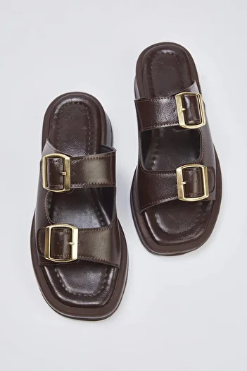 TRENDYOL SHOES Brown Sandals