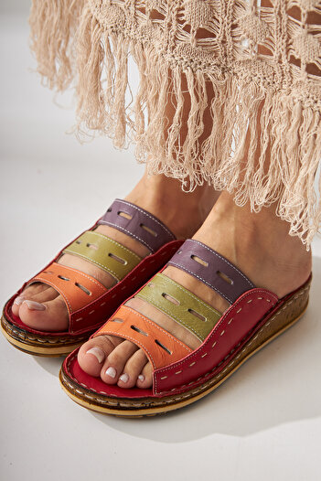 Limoya Red Women's Slippers 1Cyb1347