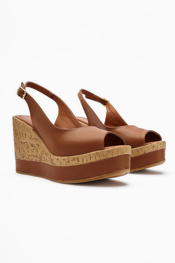 Limoya Jenny Tan Wedge Heeled Women's Shoes