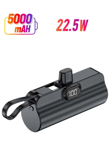 Denx Mini Power bank charger with multiple ports that supports fast charging | 5000 mAh | DX412