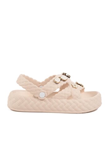 AYAKMOD Ecru Women's Slippers 804 Z