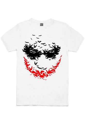 ROCKANDROLL Ανδρικό κοντομάνικο μπλουζάκι με στάμπα Bat Smile