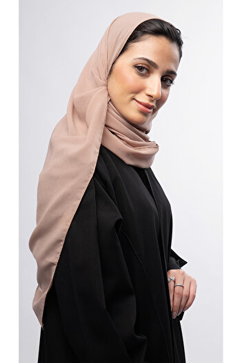 outline Plain beige veil