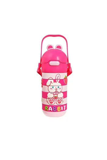 GÜVEN 500ml Stainless Steel Thermal Water Bottle for Children's School