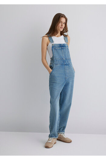 Mavi Willow Lt Blue Denim Jean Jumpsuit 1010035 -89227