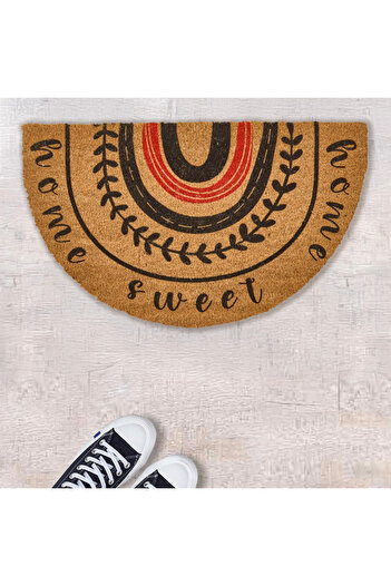 Chilai Home Coco Regnbue Door Mat - Beige - 45X75 cm