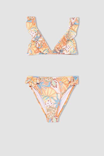 DeFacto Patterned Girl's Bikini Set - B7033A824Sm
