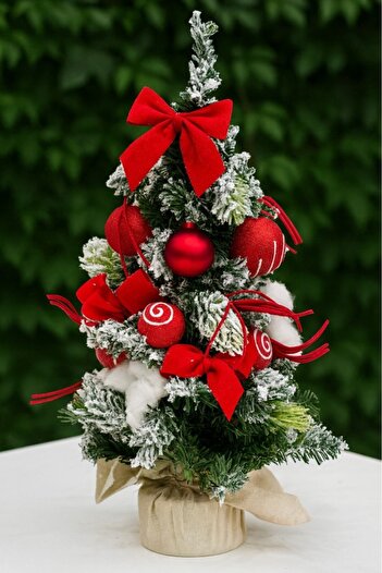 BeySüS Christmas Decorated Table Pine - Luxury Special Series, Imported Design