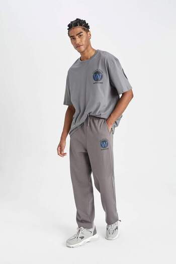 DeFacto Golden State Warriors Fit Nba Jogger Sweatpants - Τσέπες και ίσιο πόδι C9260ax24au