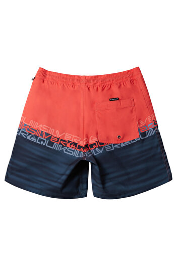 Quiksilver Boy's Volley Shorts Swimsuit - Quicksilver Wordblock, Yth14, AQBJV03051