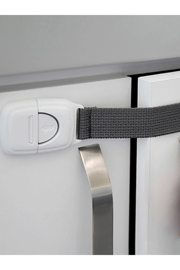 Babyjem Corded Multi-Purpose Lock 4 Pieces Gray