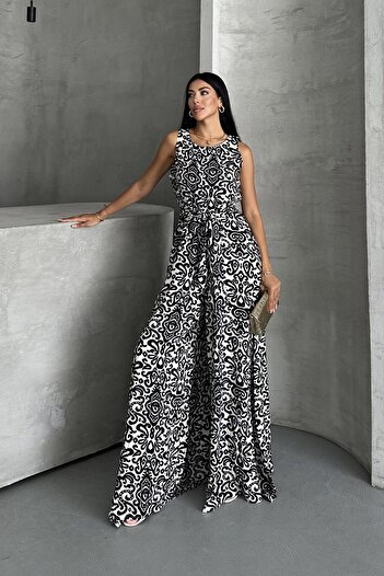İstangül Butik Salopetă Urban Chic de vară din viscoză, croială confortabilă