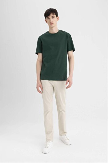 DeFacto New Regular Fit Crew Neck Short Sleeve Basic T-Shirt V7699Az24Sp