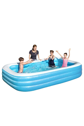 BESTWAY Inflatable Children's/Family Pool - Length 3m, XXL, Outdoor, Capacity 1,075L