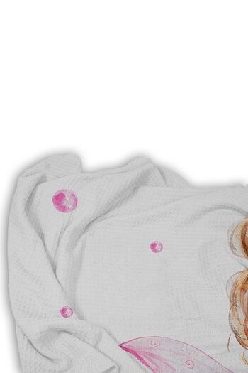 Bebişim Halı Ballerina Princess Fairy Girl Patterned Pique & Bedspread (with Pillow Case)