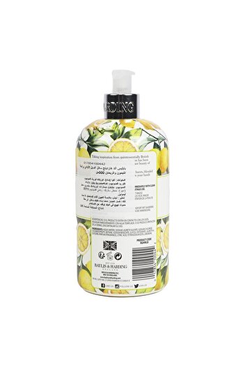 Baylis & Harding Royale Garden Lemon & Basil Hand Wash – 500ml | Fresh & Nourishing