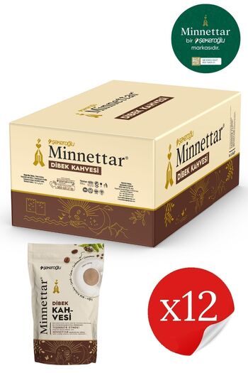 Şekeroğlu Minnettar Dibek Kahvesi 12 x 165 Gr ( 12 PAKET )