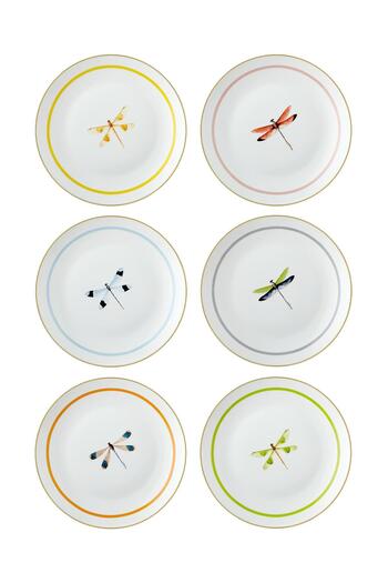 The Mia Dragonfly Cake Plate for 6 People