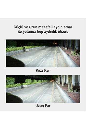 Photon H4 Duo Led Xenon Şimşek Etkili Beyaz Zenon H4