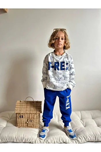 YİGİT BUTİK Boy's Set - Yigit Boutique Dinosaur Printed