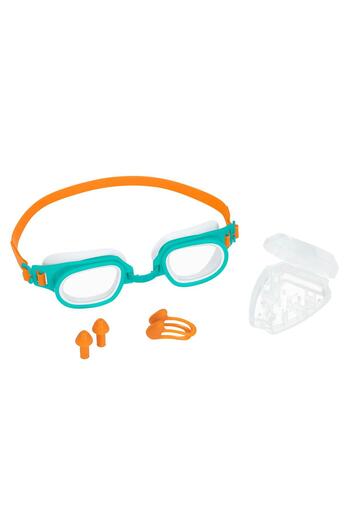 BESTWAY Children's Swimming Goggles, Nose and Ear Plugs 3 in 1 Pool Set Sea Goggles Pool Eyes
