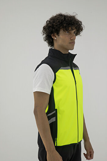 Longberg Motorcyclist Vest Reflective Softshell Motorcycle Vest